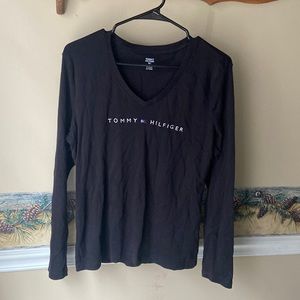 Tommy Hilfiger black long sleeve, size XL